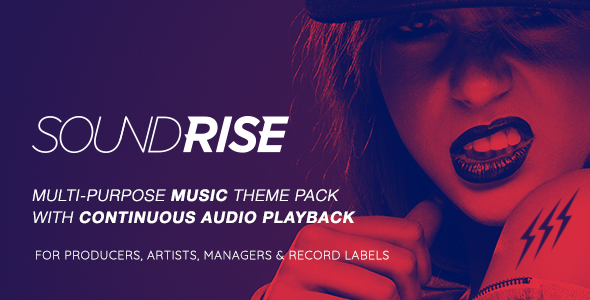 SoundRise - Artists, Producers and Record Labels WordPress Theme v.1.6