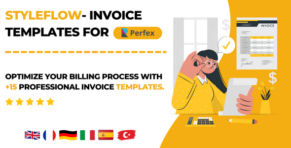 StyleFlow Invoice Templates For Perfex CRM v1.0.0