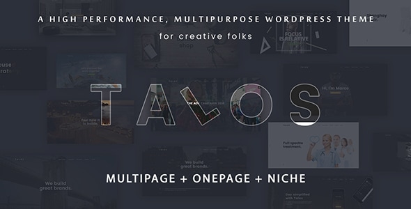 Talos v1.3.9 - Creative Multipurpose WordPress Theme