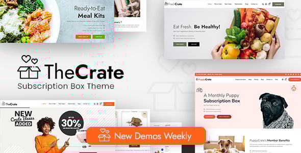TheCrate WooCommerce Subscription Box Theme v1.5