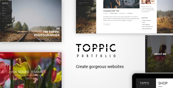 TopPic - Portfolio Photography Theme v4.2