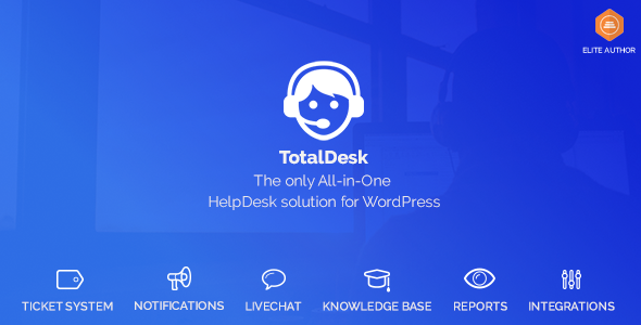 TotalDesk Helpdesk, Knowledge Base & Ticket System v1.8.1
