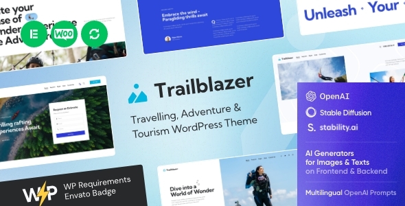 Trailblazer Travel Theme + AI v1.0