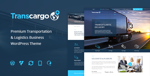 Transcargo v2.9.1 - Logistics & Transportation WP Theme