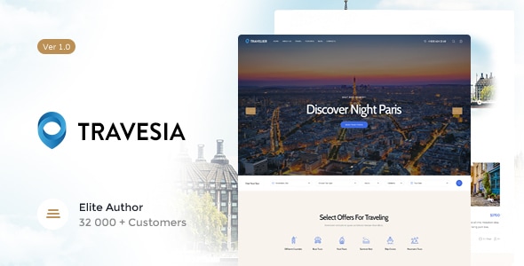 Travesia A Travel Agency WordPress Theme v1.1.12