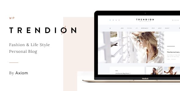 Trendion v2.14 - A Personal Lifestyle Blog and Magazine