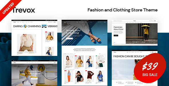 Trevox v1.0.1 - Fashion and Clothing Store Theme