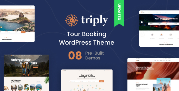 Triply v2.4.1 - Tour Booking WordPress Theme