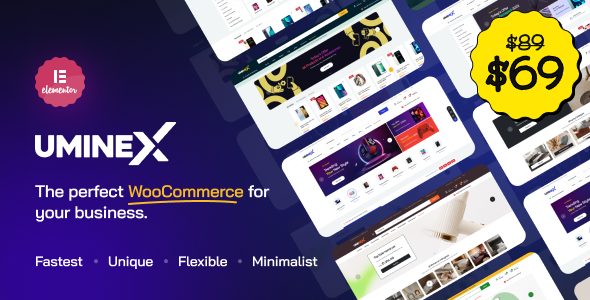 Uminex Multipurpose WooCommerce Theme v1.0.9