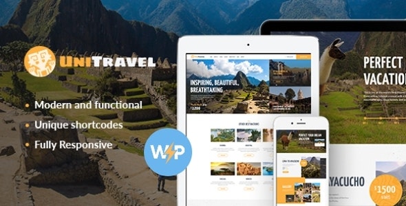 UniTravel v1.4.0 - Travel Agency & Tourism Bureau WordPress Theme
