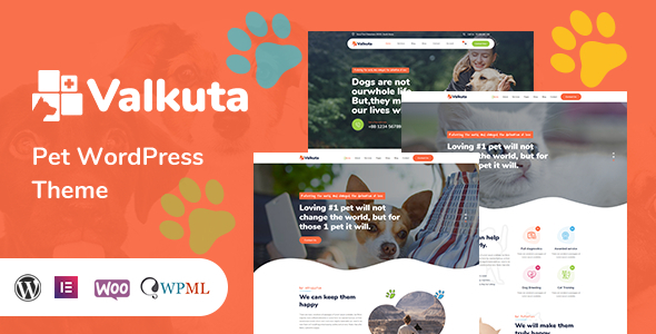 Valkuta Pet WordPress Theme v1.2.4