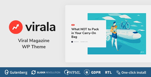 Virala v1.0.9 - Viral Magazine WordPress Theme