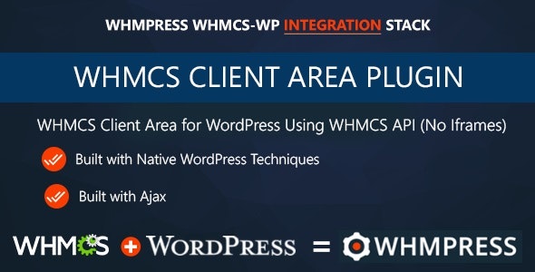 WHMCS Client Area for WordPress by WHMpress v4.3