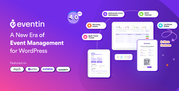 WP Eventin v4.0.6 - Events Manager & Tickets Selling Plugin for WooCommerce