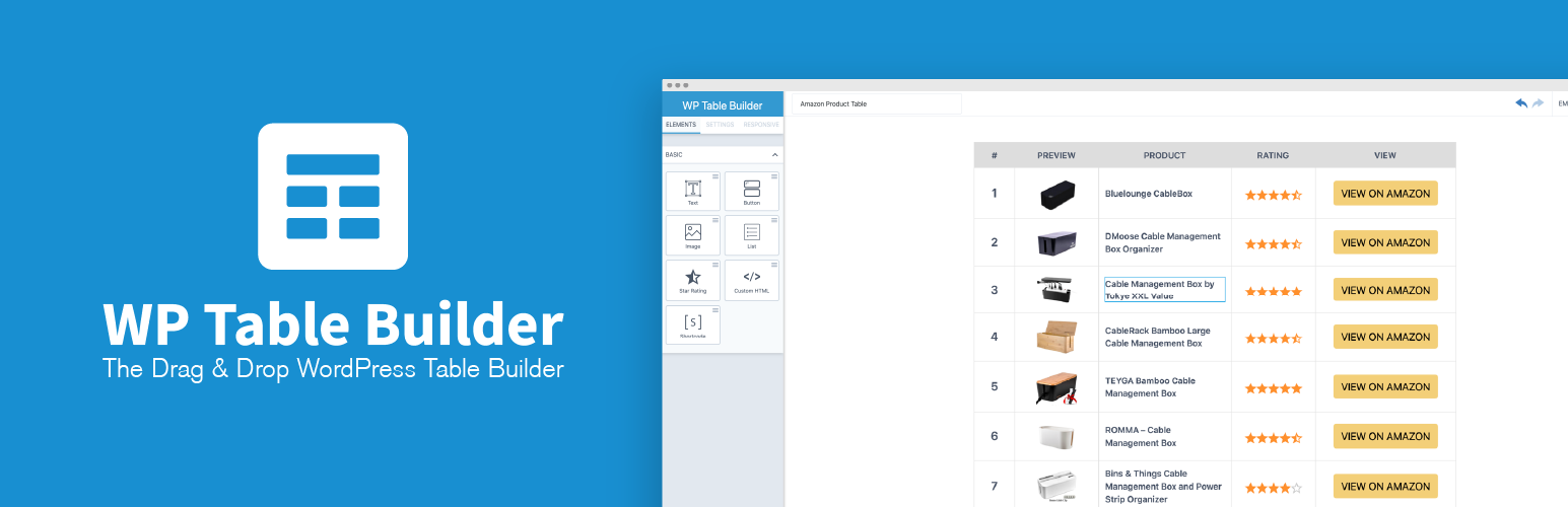 WP Table Manager The WordPress Table Editor Plugin v4.1.2