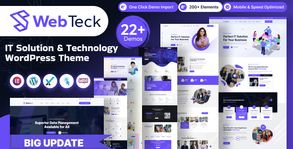 Webteck v1.0 - IT Solution and Technology WordPress Theme
