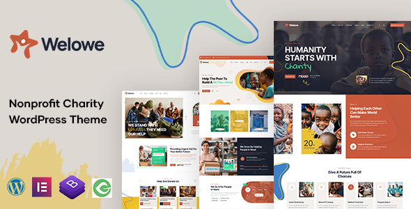 Welowe v1.0 - Nonprofit Charity WordPress Theme