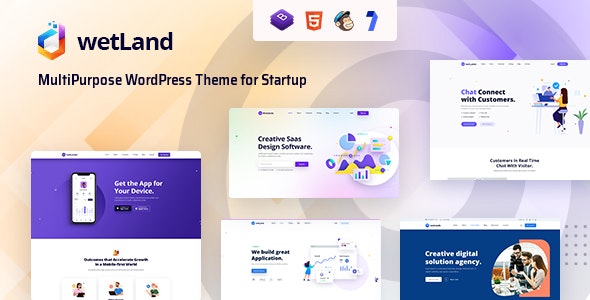 Wetland v1.1.1 - MultiPurpose WordPress Theme for Startup