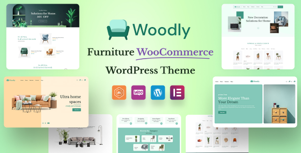 Woodly Animated Furniture WooCommerce Theme v1.3