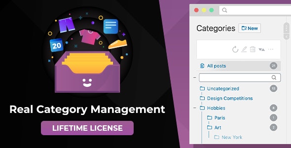 WordPress Real Category Management v4.2.17 - Content Management in Category Folders
