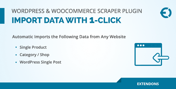WordPress & WooCommerce Scraper Plugin Import Data from Any Site v1.0.6