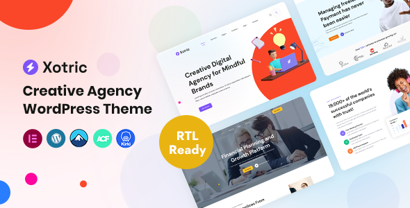 Xotric Creative Agency WordPress Theme + RTL v1.2