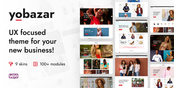 Yobazar v1.3.8 - Elementor WooCommerce WordPress Theme