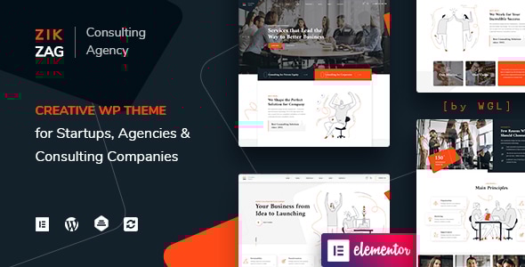 ZikZag Consulting &amp; Agency WordPress Theme v1.4.2
