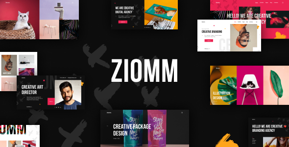 Ziomm Creative Agency &amp; Portfolio WordPress Theme v1.0.4