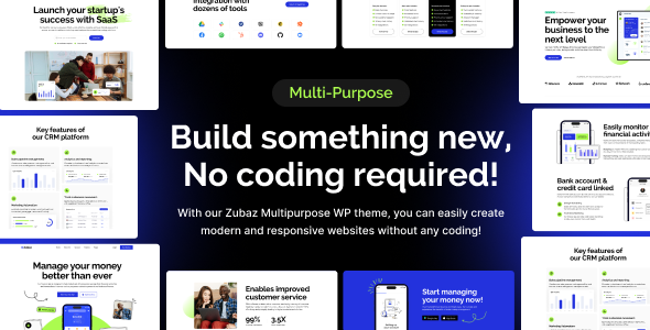 Zubaz v1.0.0 - SaaS & Startup WordPress Theme
