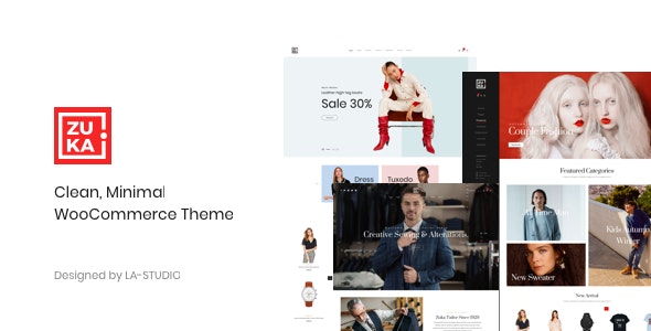 Zuka v1.6.1 - Clean, Minimal WooCommerce Theme