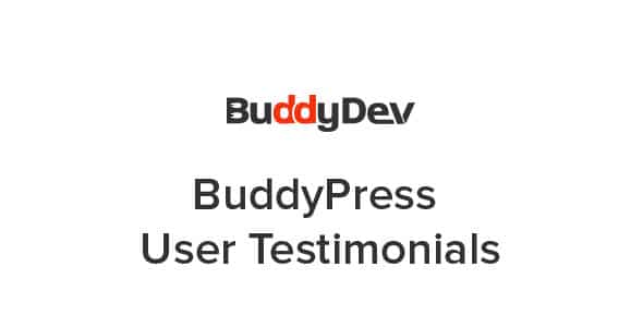 BuddyDev - BuddyPress User Testimonials WordPress Plugin v1.2.6