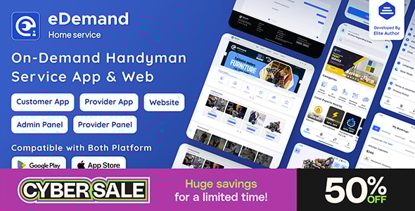 eDemand v2.5.0 - Multi Vendor On Demand Handy Services