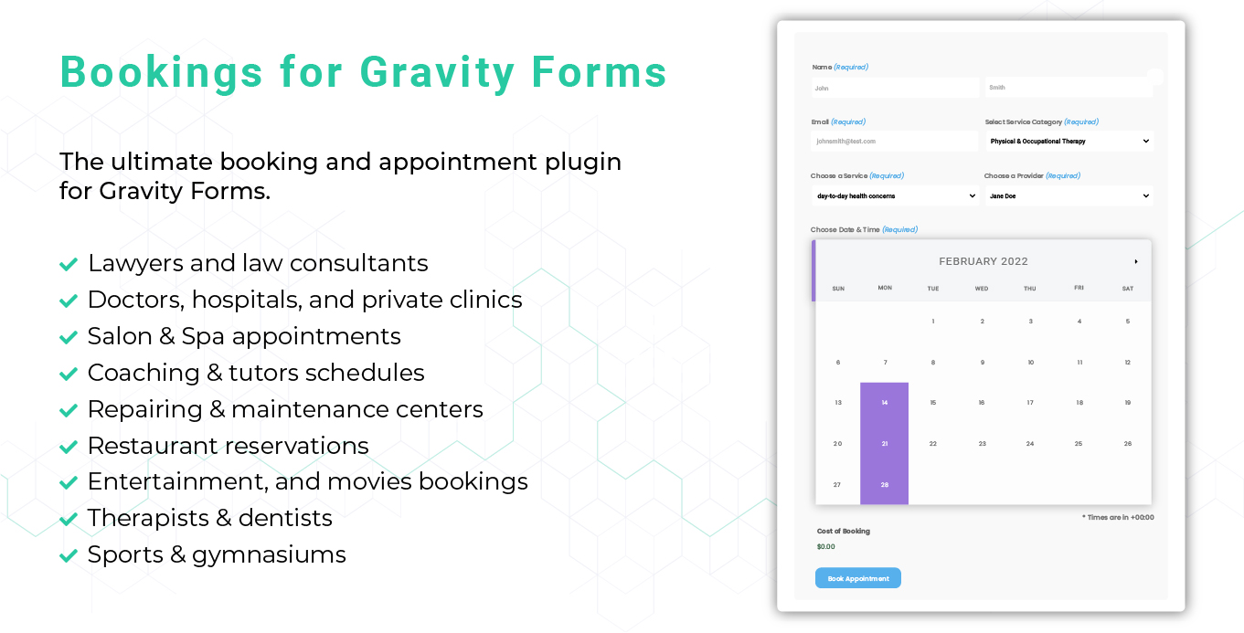 gAppointments Appointment booking addon for Gravity Forms v1.14.1