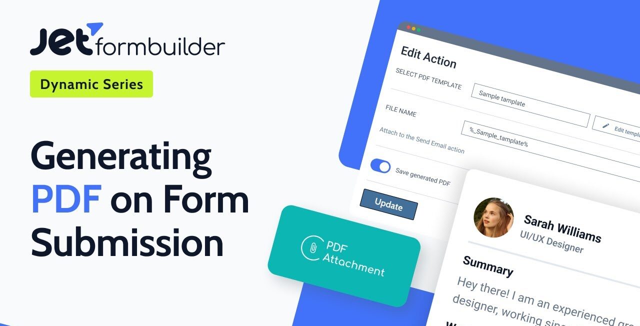 Crocoblock - JetFormBuilder PDF Attachment WordPress Plugin v1.0.2