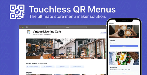 66qrmenu Touchless QR Code Menus v35.0.0