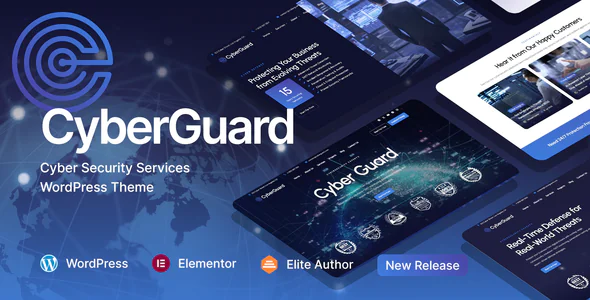 CyberGuard - Cyber Security Services WordPress Theme