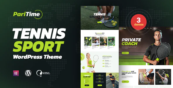 Paritime Tennis Club WordPress Theme