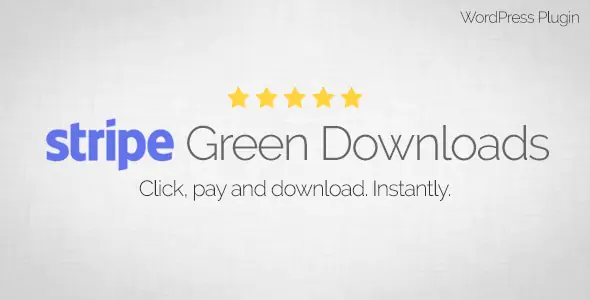 Stripe Green Downloads WordPress Plugin