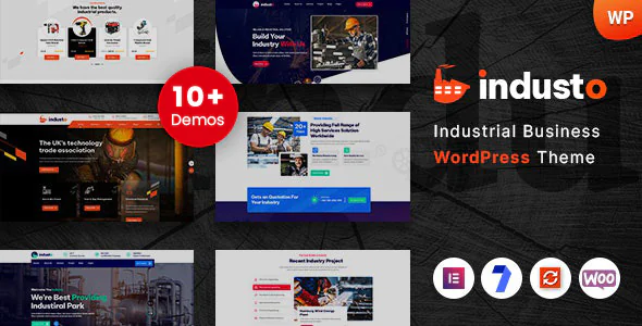 Industo Factory & Industry WordPress Theme