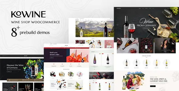 Kowine Wine Store WordPress Theme