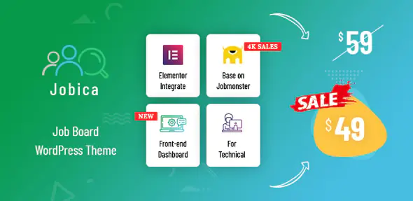 Jobica Elementor IT Job Board WordPress Themevvvvv