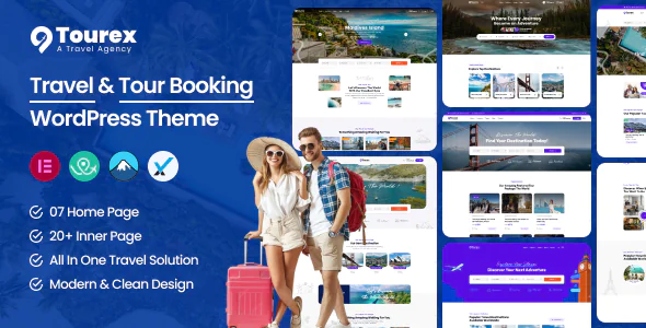 Tourex - Tour & Travel Booking WordPress Theme