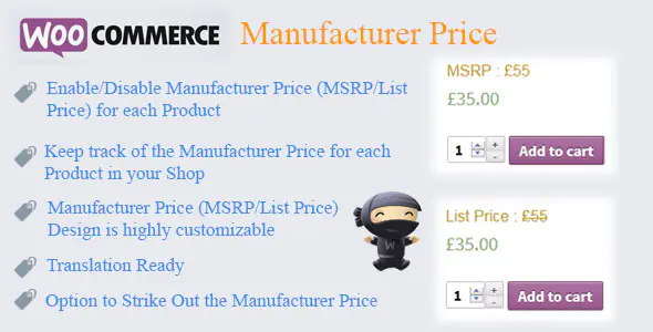 WooCommerce Manufacturer Price v2.6