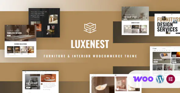LuxeNest - Furniture & Interior WooCommerce WordPress Theme
