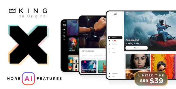 King - Viral Magazine WordPress Theme