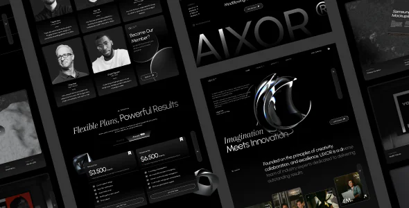 Aixor Agency WordPress Theme