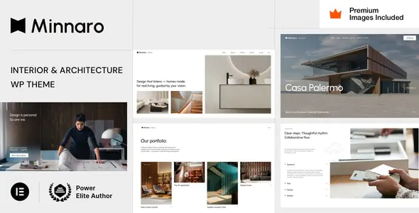 Minnaro Interior Design and Architecture WordPress Theme