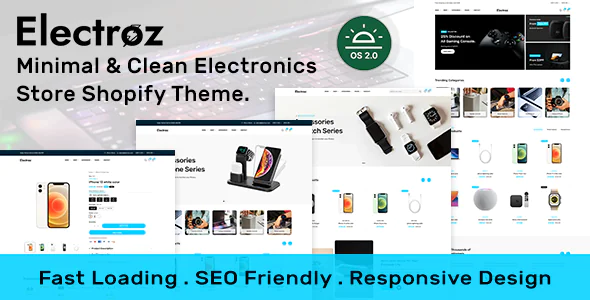 Electroz – Minimal & Clean Electronics Store Shopify Theme