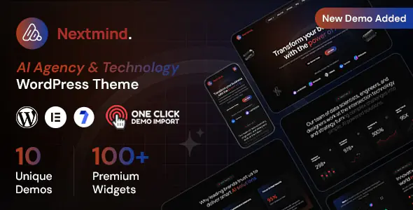 Nextmind AI Agency WordPress Theme